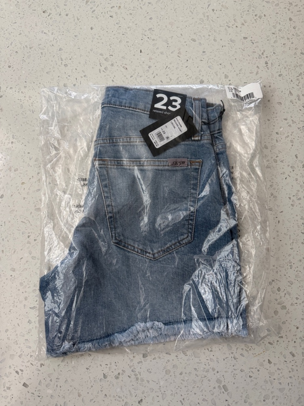 Joe's Jeans Czechia Light Blue Relaxed Short Denim Size 23 Sealed NWT